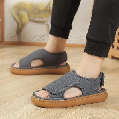 Damen Sandalen mit offenem Design und rutschfester Laufsohle