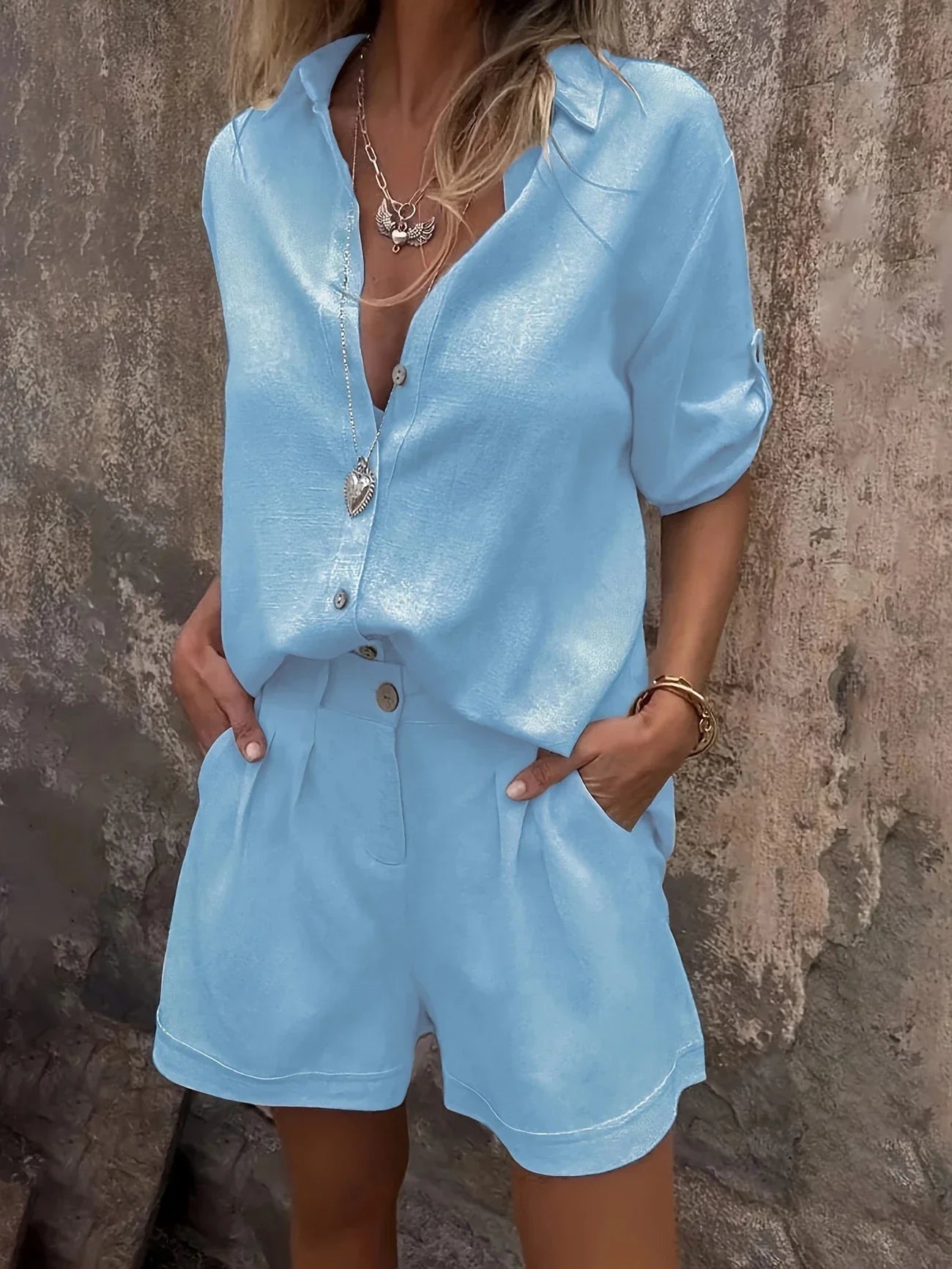 Stylisches zweiteiliges Sommer-Set für Damen