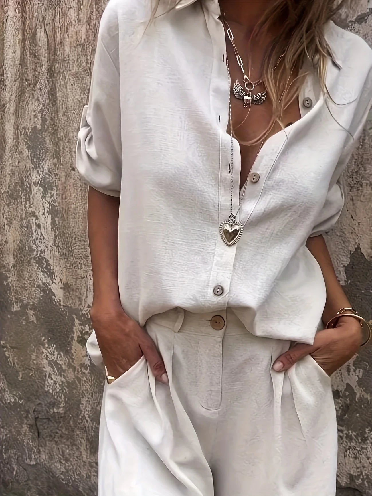 Stylisches zweiteiliges Sommer-Set für Damen