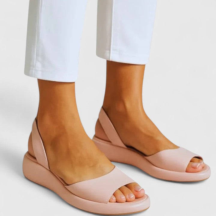 Damen Sandalen Mit Fersenriemen Zum Hineinschlüpfen