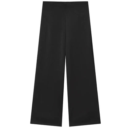 Damen Satin Trägerloses Röhrenoberteil Zweiteiliger Anzug
