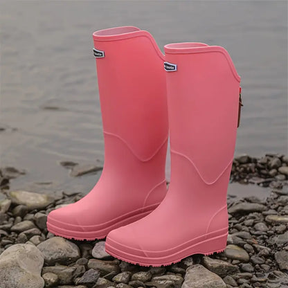 Wasserdichte Damen-Gummistiefel für nasses Wetter
