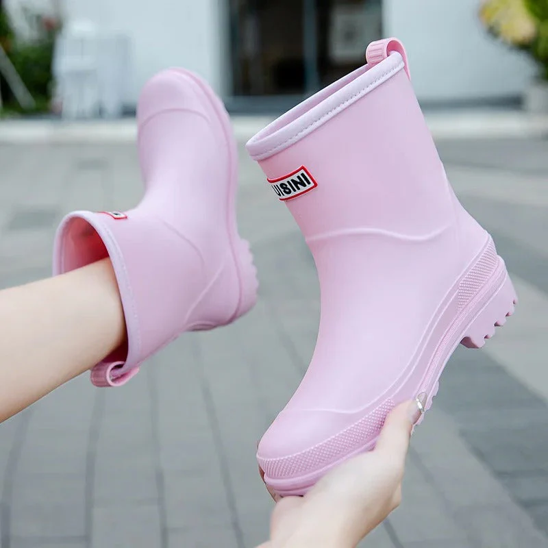 Damen Wasserdichte Gummistiefel