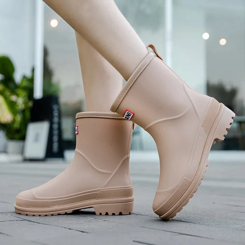 Damen Wasserdichte Gummistiefel