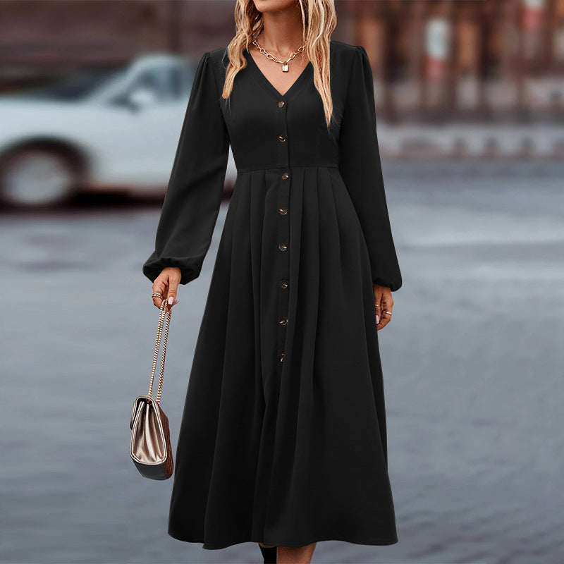 Langarmkleid für Damen in eleganter, vielseitig kombinierbarer Form