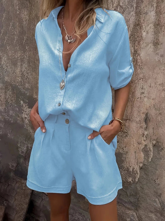 Stylisches zweiteiliges Sommer-Set für Damen