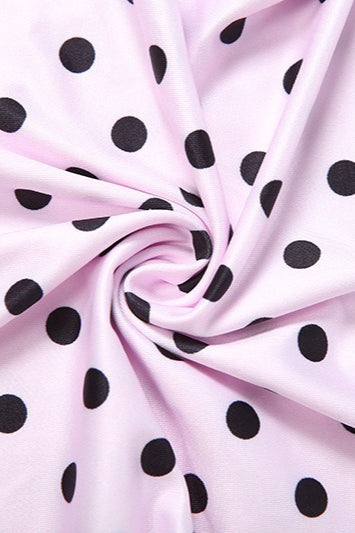 Damen Bandeau Minikleid kombiniert in modischem Party-Look