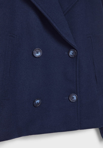 Stylish double-breasted short jacket 