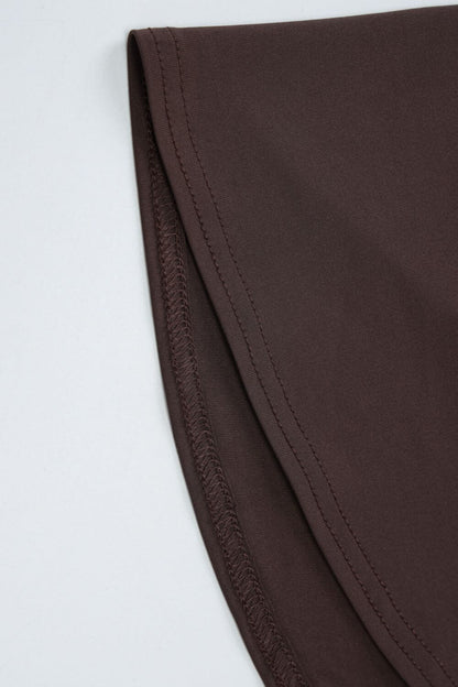 Asymmetrisches Drapiertes Ein-Schulter-Kurzkleid
