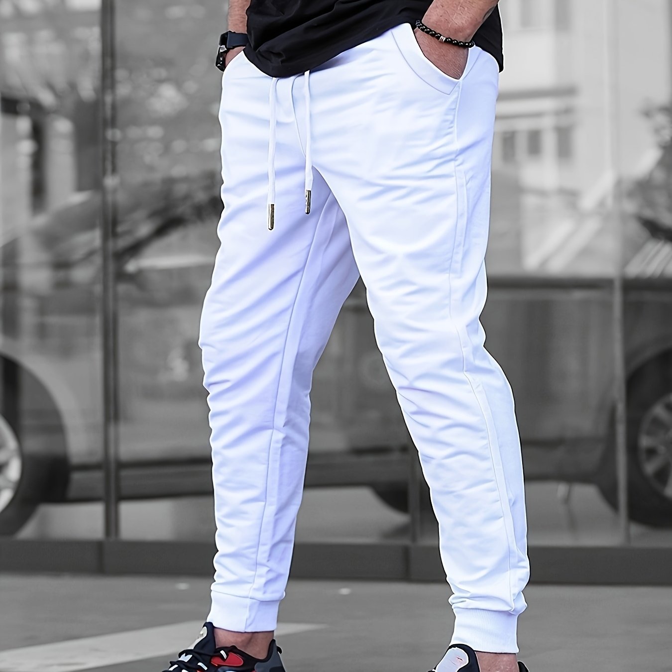 Herren Jogginghose Soft Touch Mit Schmalem Bein