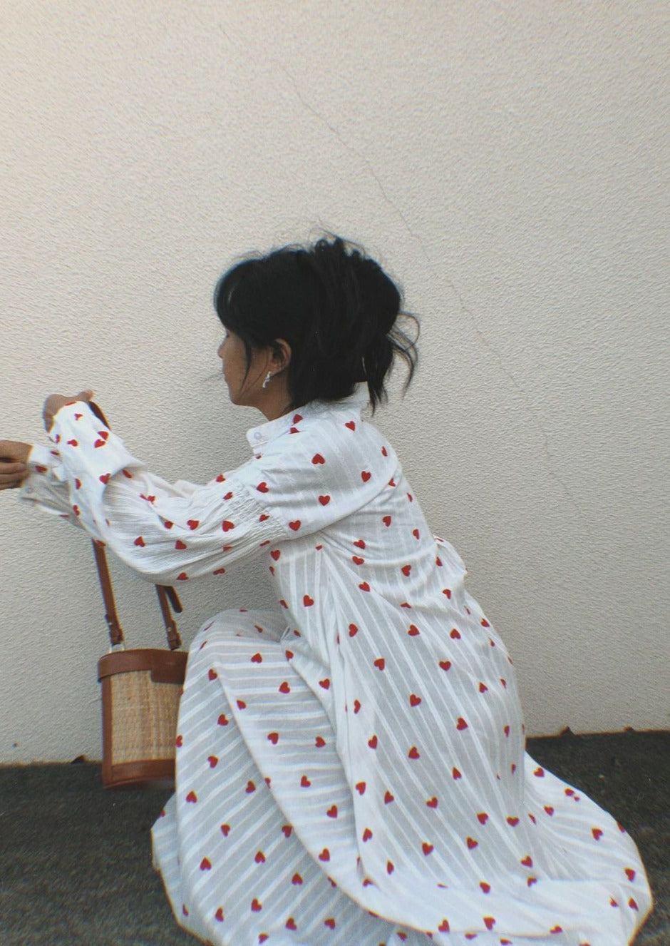 Ophelia ärmelloses Midikleid