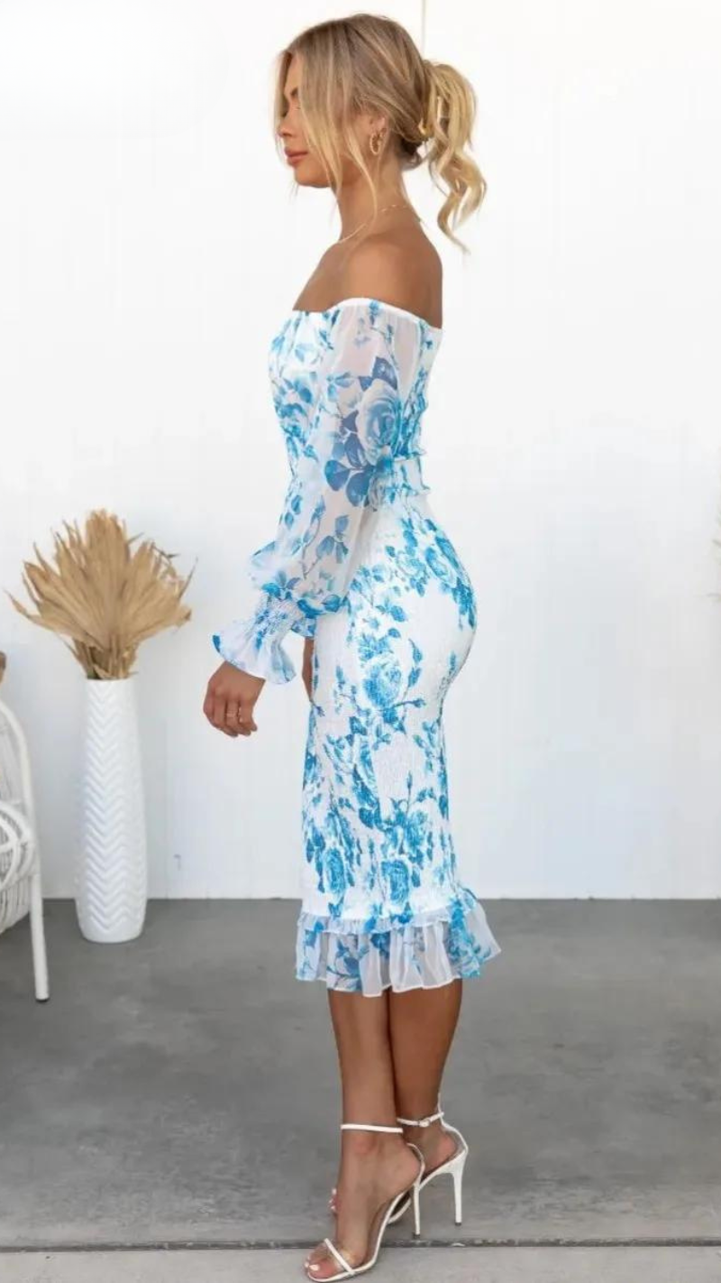 Luxe Midi-Kleid für Damen