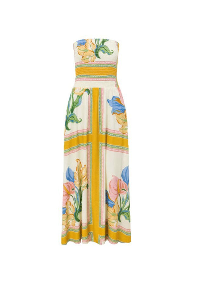 Florales Maxikleid für Urlaub und Strand
