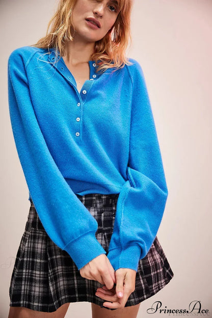 Damen Strickpullover Mit V Ausschnitt Und Lockerer Passform