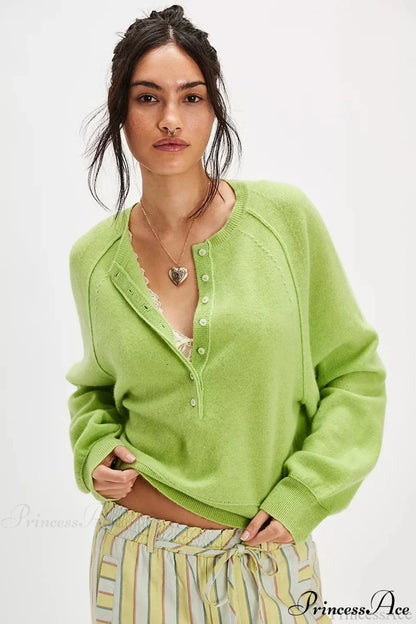 Damen Strickpullover Mit V Ausschnitt Und Lockerer Passform