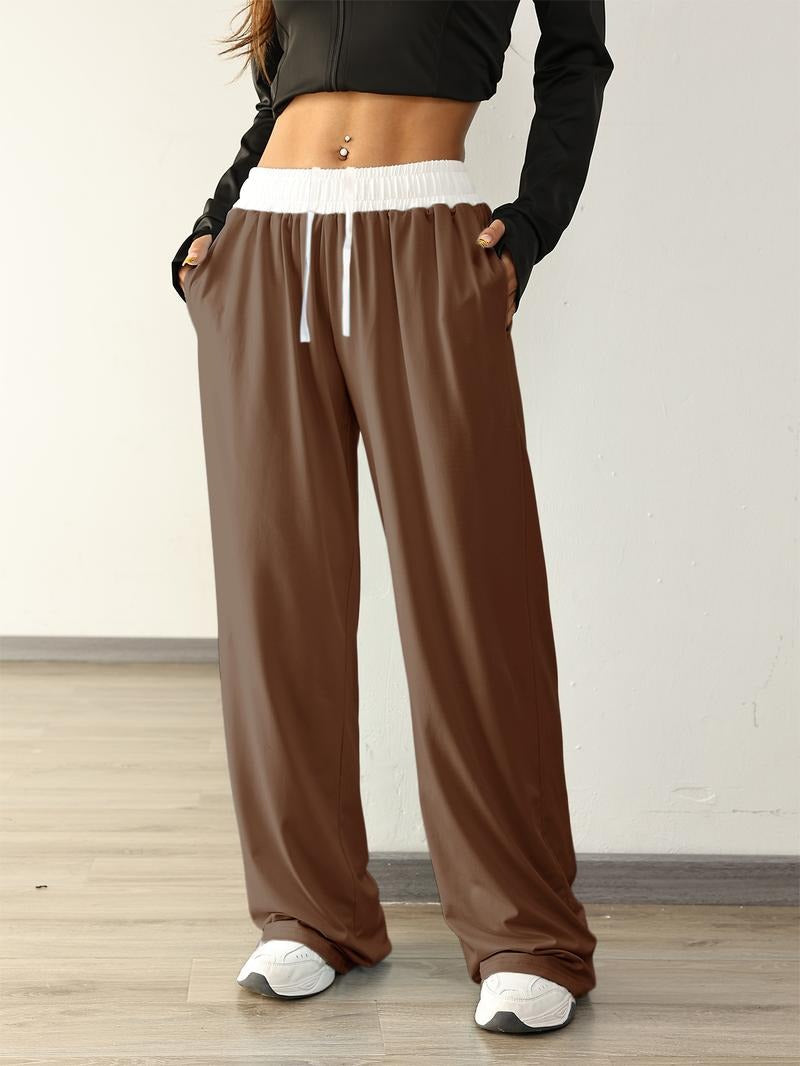 Bequeme Damen-Jogginghose mit lockerer Silhouette und elastischem Bund