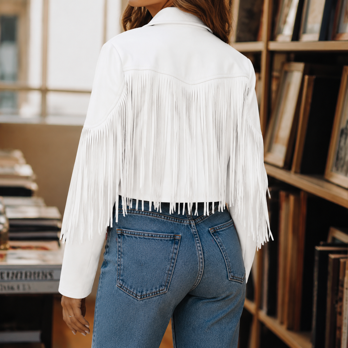 Damenjacke im Westernstil als lässiges Outfit für die Freizeit