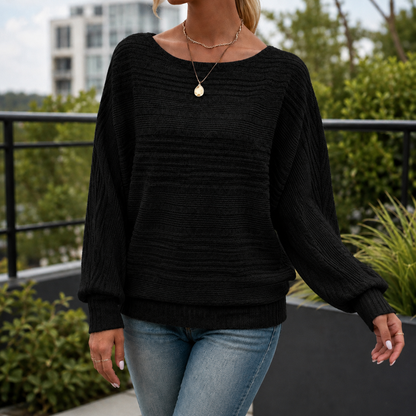 Rippstrickpullover als lässiges Outfit für stilvolle Alltagslooks
