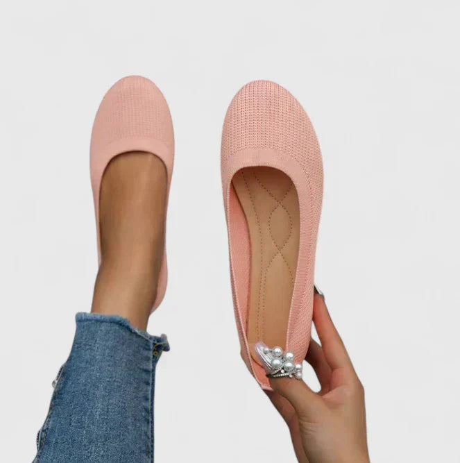 Damen Loafer mit flacher Sohle in Rückansicht