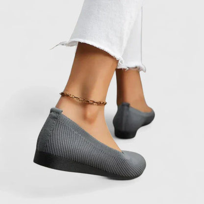 Damen Loafer Mit Elastikeinsätzen Zum Hineinschlüpfen