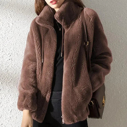 Weicher und warmer Flauschmantel für Damen