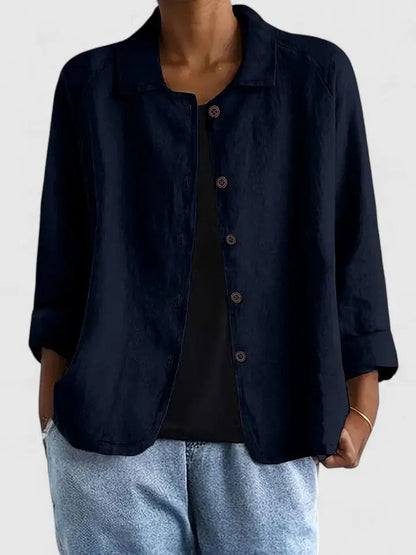 Damen Langarm Top Lockeres Layering