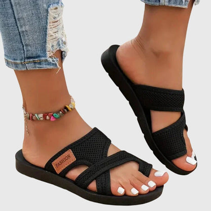 Damen Sandalen Mit Konturiertem Fußbett