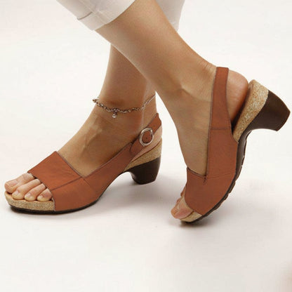 Damen Sandalen Mit Absatz Ergonomisches Design