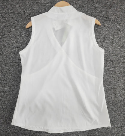 Elegantes ärmelloses einfarbiges Top