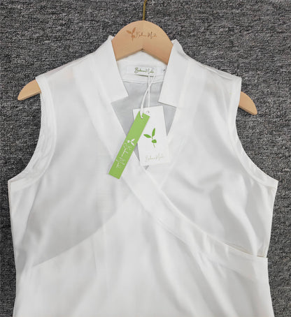 Elegantes ärmelloses einfarbiges Top