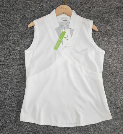 Elegantes ärmelloses einfarbiges Top