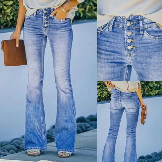 Hinternhebende Denim Jeans