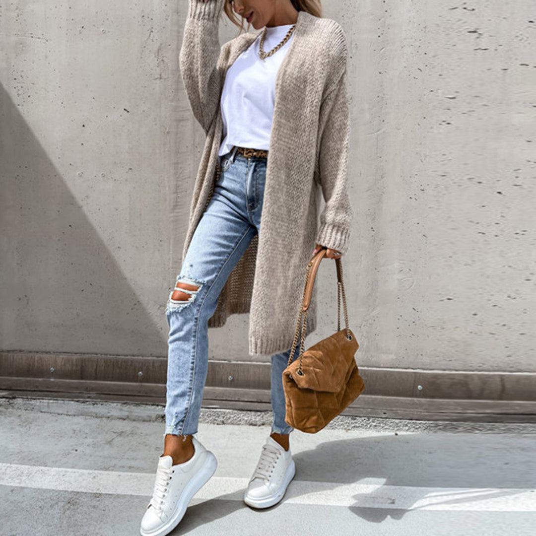 Klassische Strickjacke