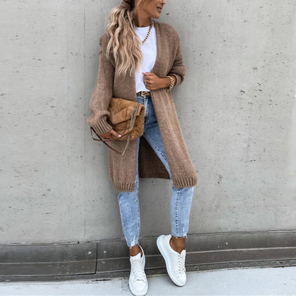 Klassische Strickjacke