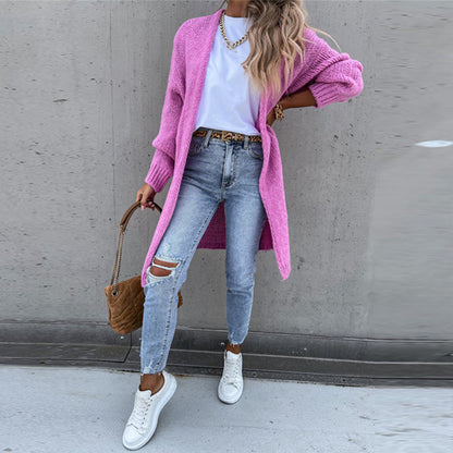 Klassische Strickjacke