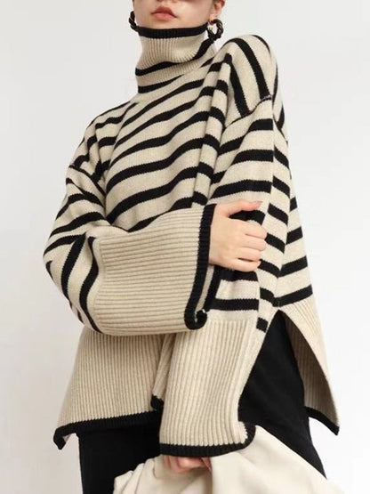 Gestreifter Pullover