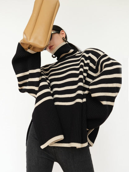 Gestreifter Pullover