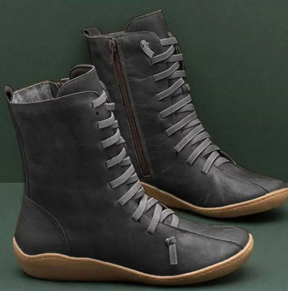 Damenstiefel aus Naturleder